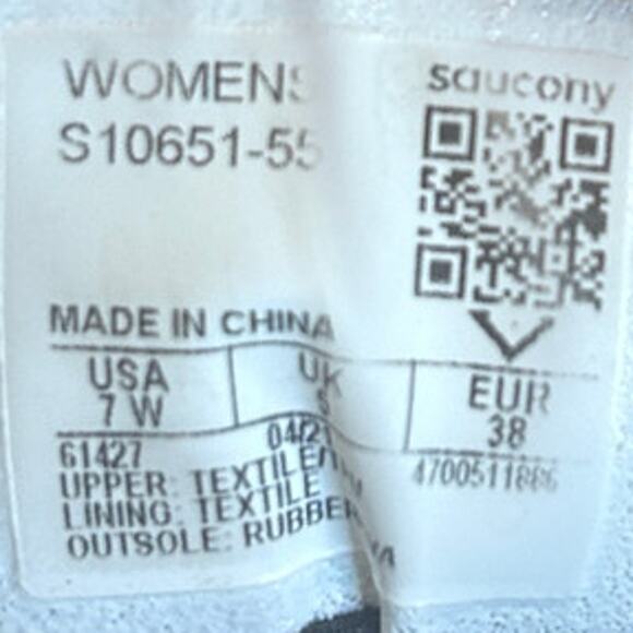 Saucony - Ride 13 - Running Shoes - Gray - Women's - 7W - S10651-55 - Picture 9 of 9